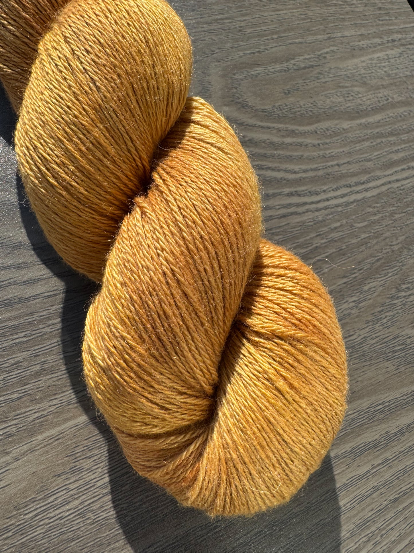 Yak and Silk Artisan Hand Dyed Fingering Weight Yarn