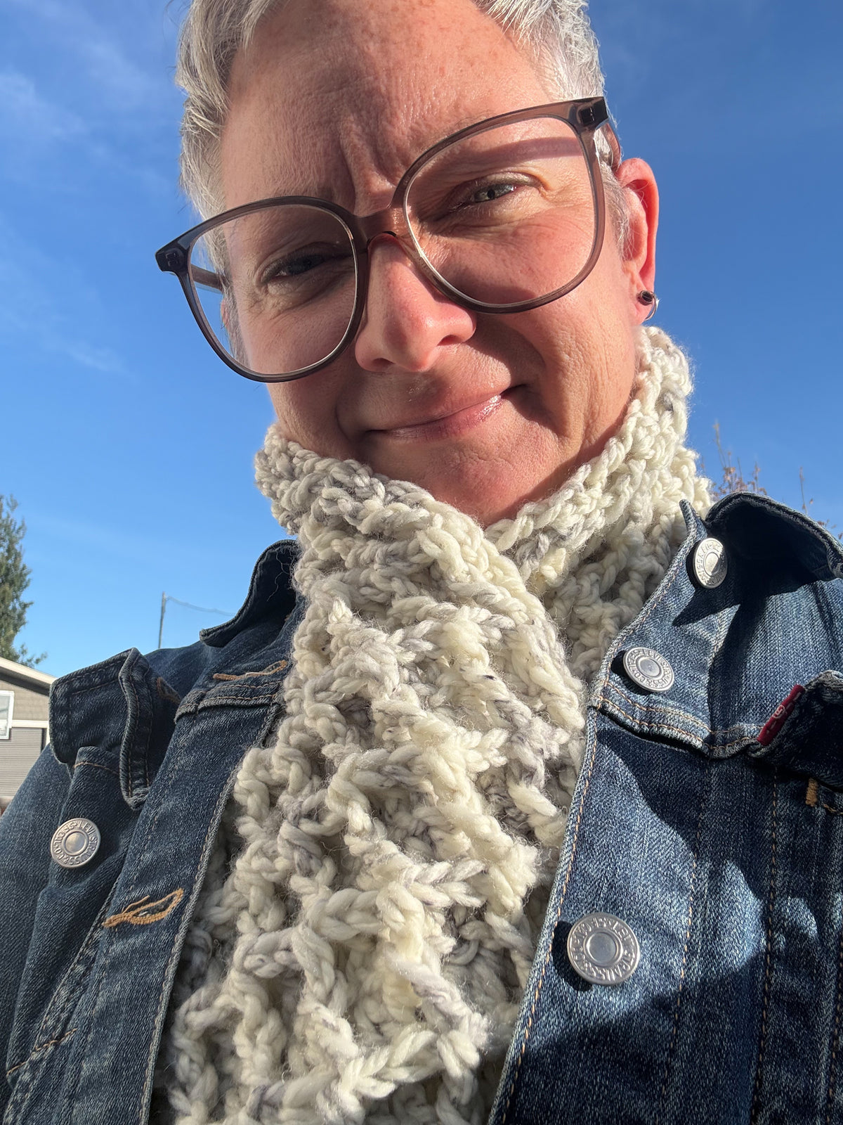 Belgian Waffle Scarf Crochet Pattern PDF