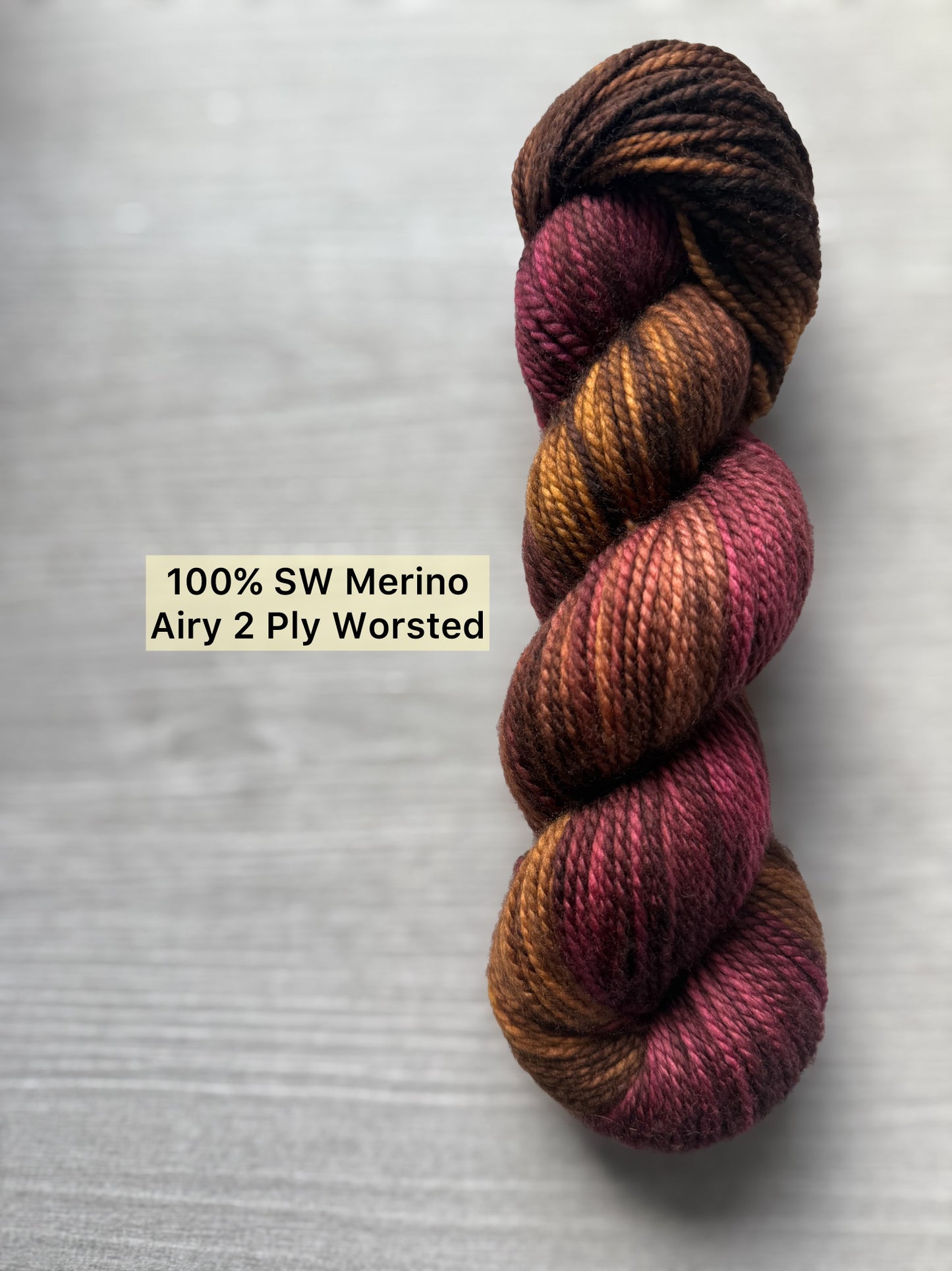 Burning The Midnight Oil Artisan Hand Dyed Merino Wool Yarn