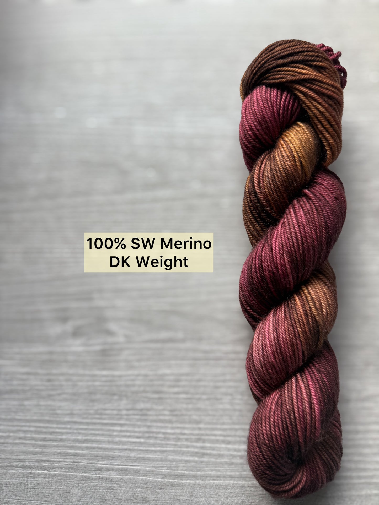 Burning The Midnight Oil Artisan Hand Dyed Merino Wool Yarn