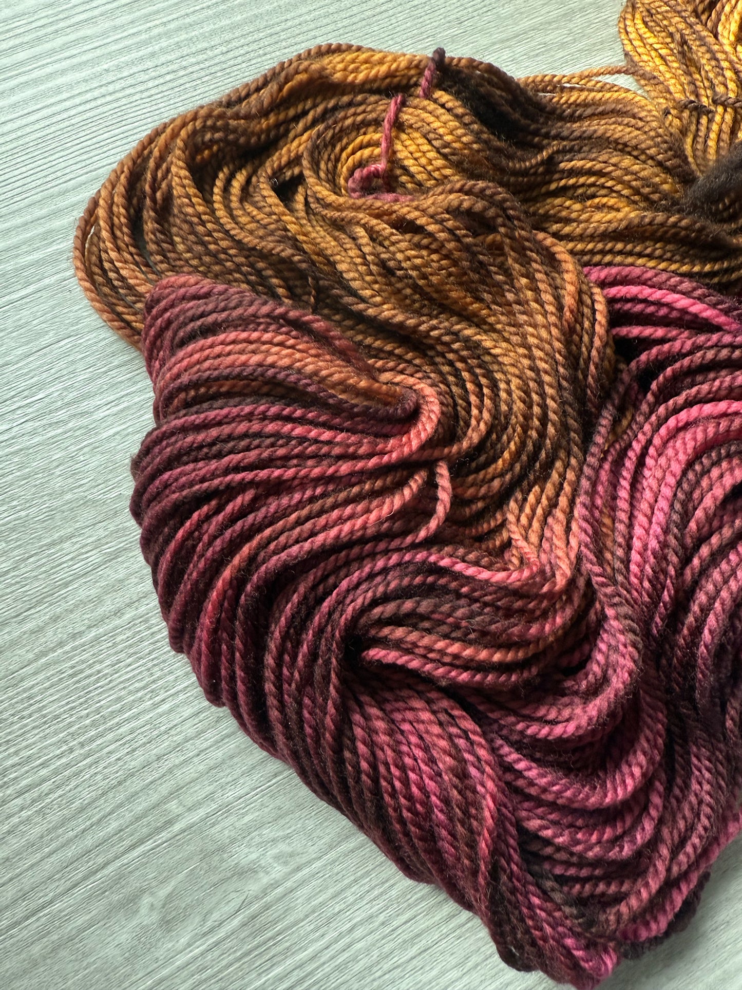 Burning The Midnight Oil Artisan Hand Dyed Merino Wool Yarn