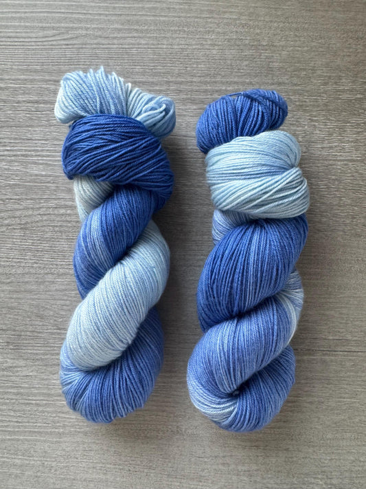 Once In A Blue Moon Wisteria Artisan Ombre Hand Dyed Yarn