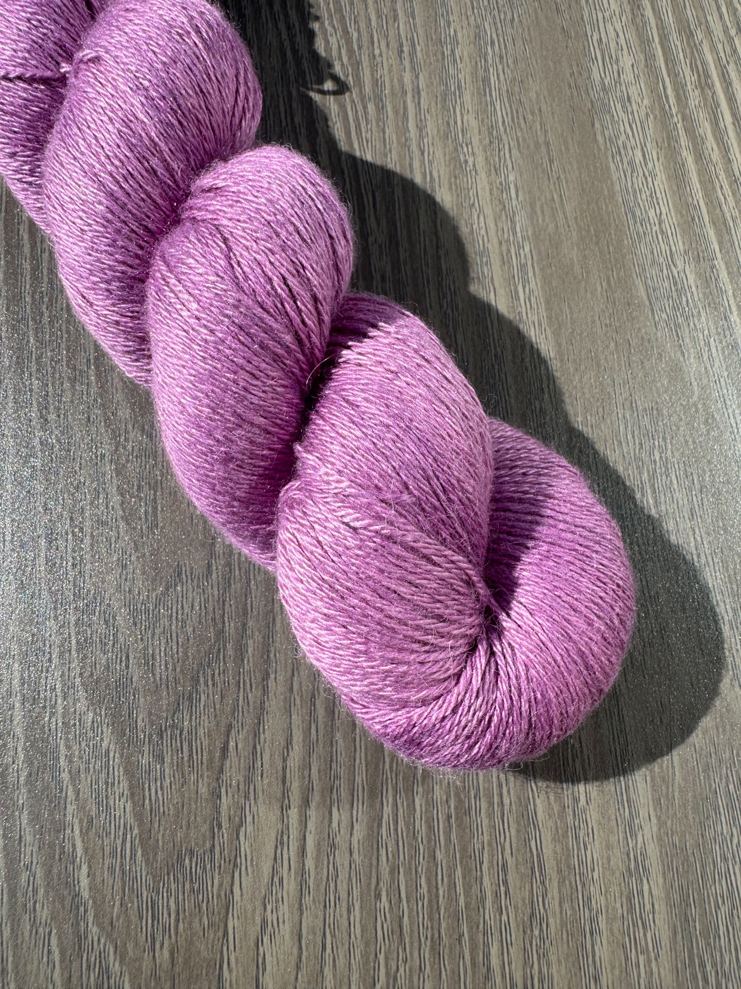 Yak and Silk Artisan Hand Dyed Fingering Weight Yarn