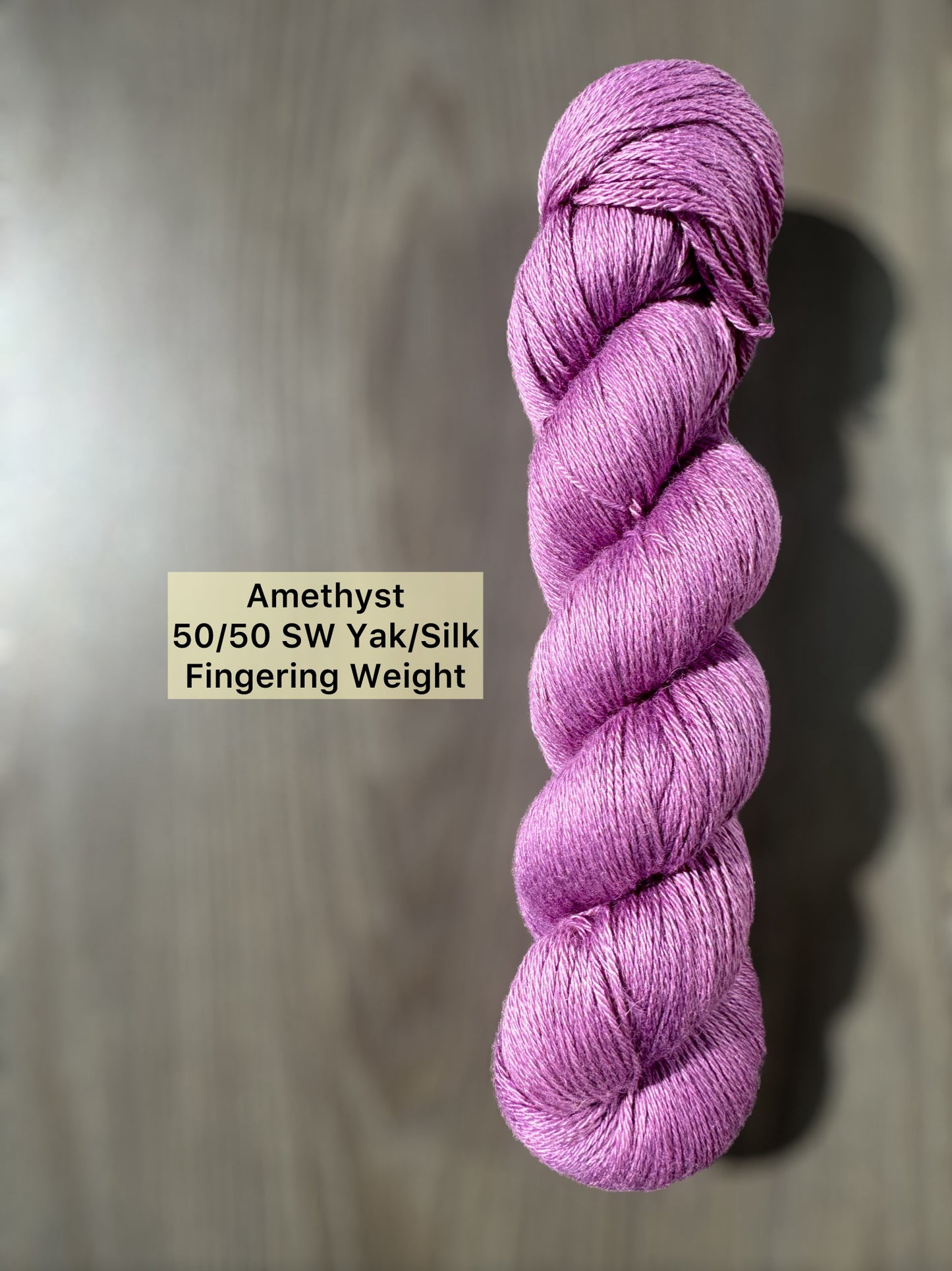 Yak and Silk Artisan Hand Dyed Fingering Weight Yarn