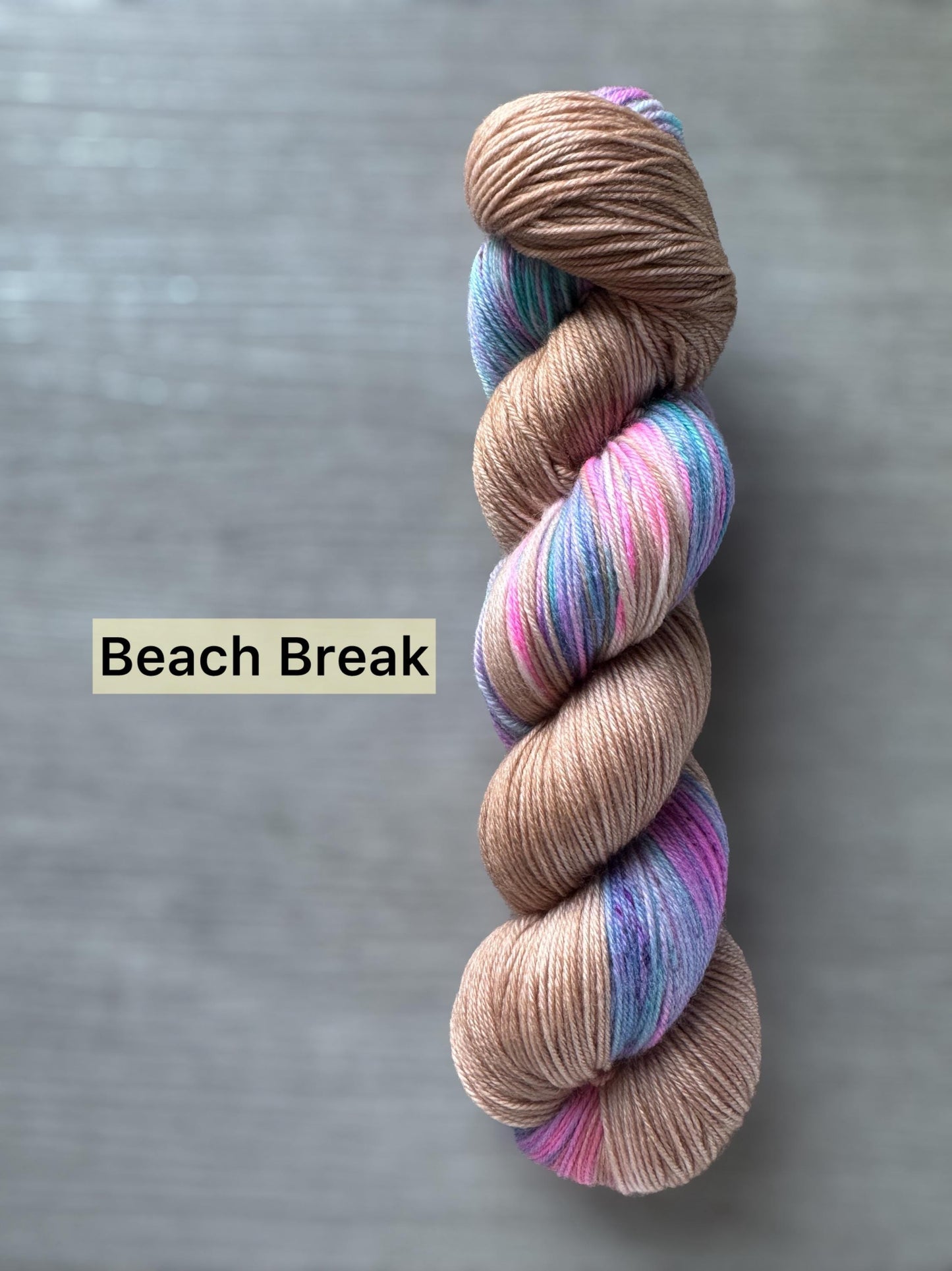 Neon Variegated Artisan Hand Dyed Merino Wool Yarn