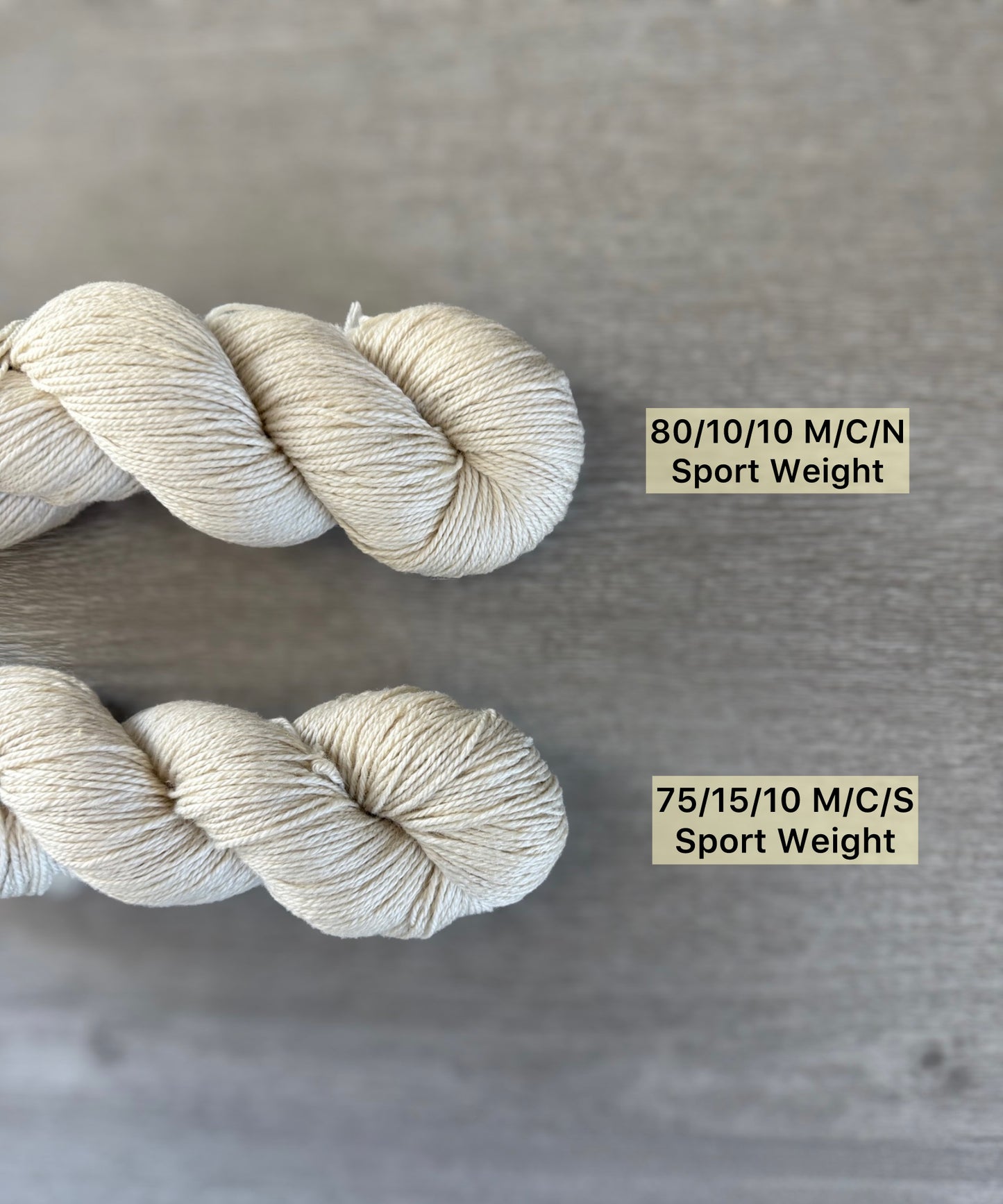 Birthday Suit Undyed Bare Merino Wool Yarn Skeins