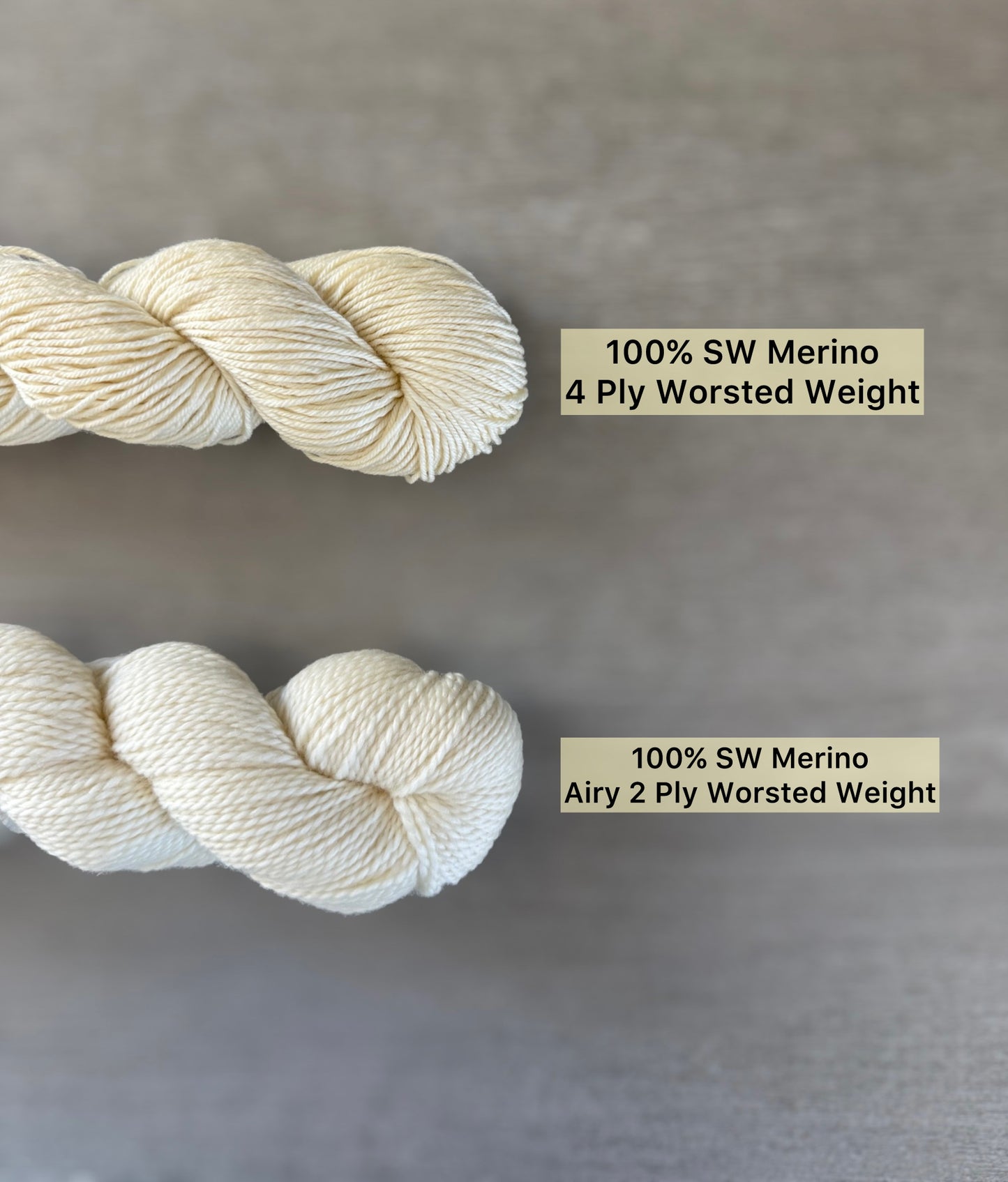 Birthday Suit Undyed Bare Merino Wool Yarn Skeins