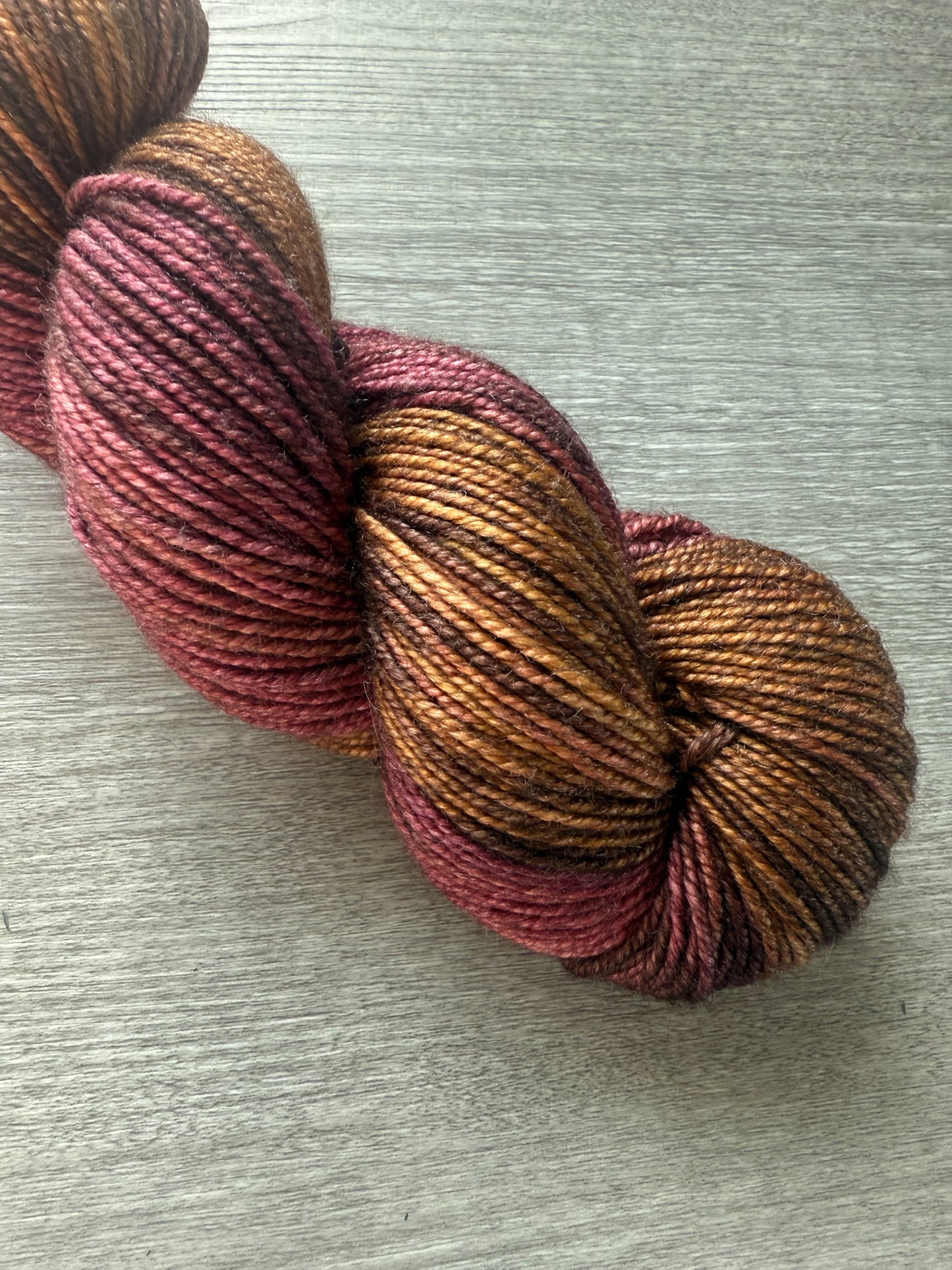 Burning The Midnight Oil Artisan Hand Dyed Merino Wool Yarn