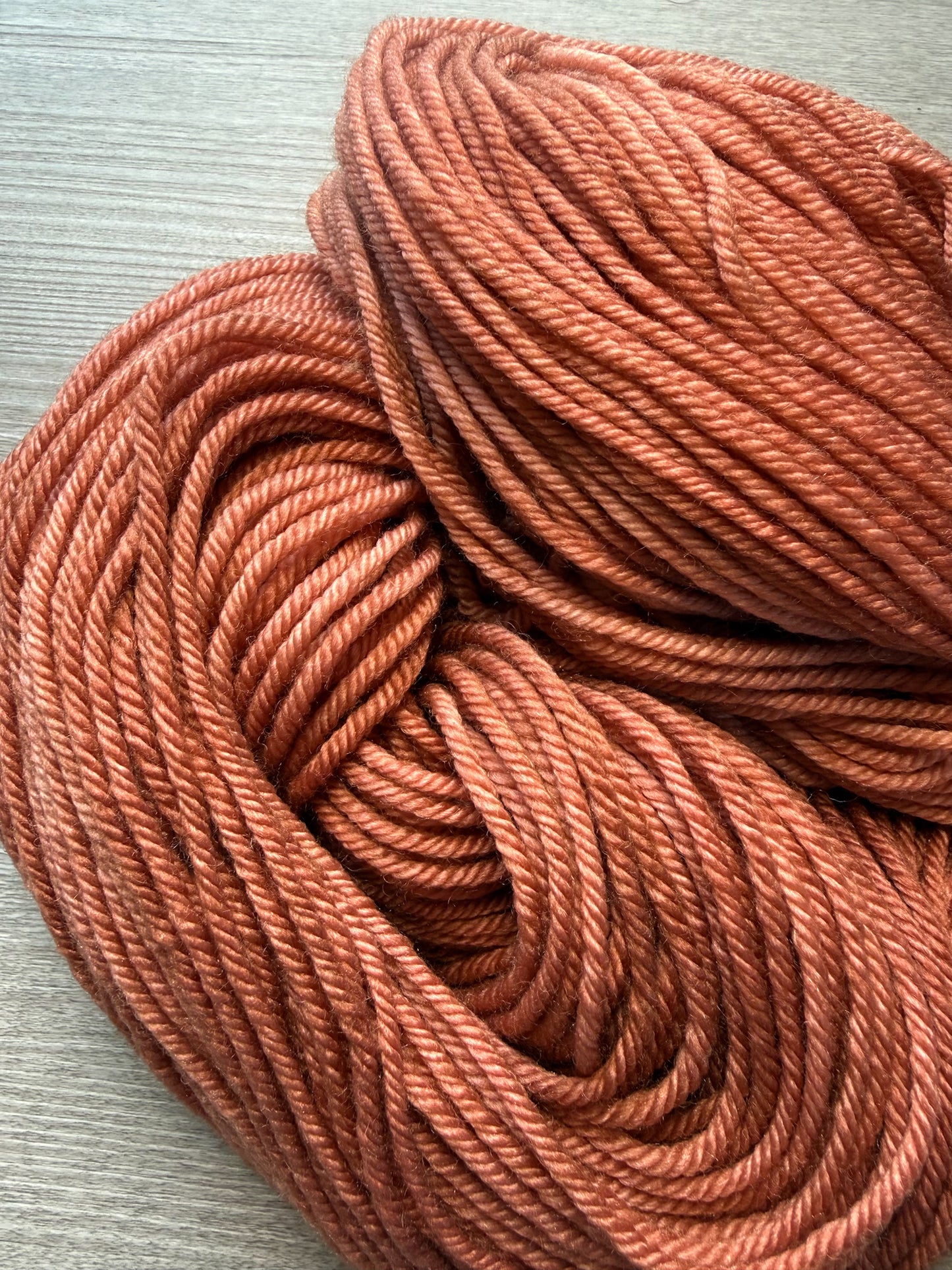 Copper Bottomed Artisan Hand Dyed Merino Wool Yarn