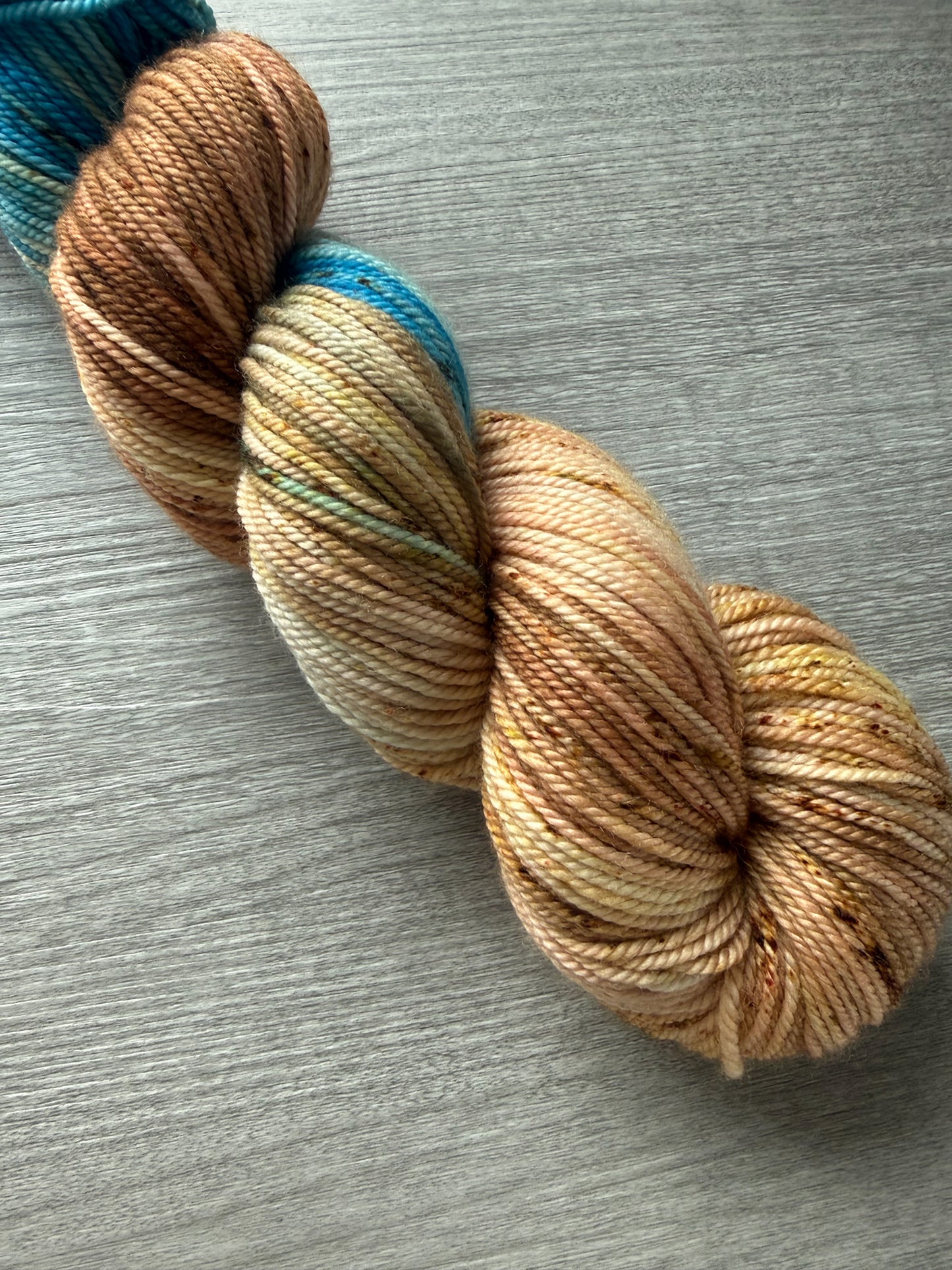 Daddy Took The T-Bird Away Artisan Hand Dyed Merino Wool Yarn