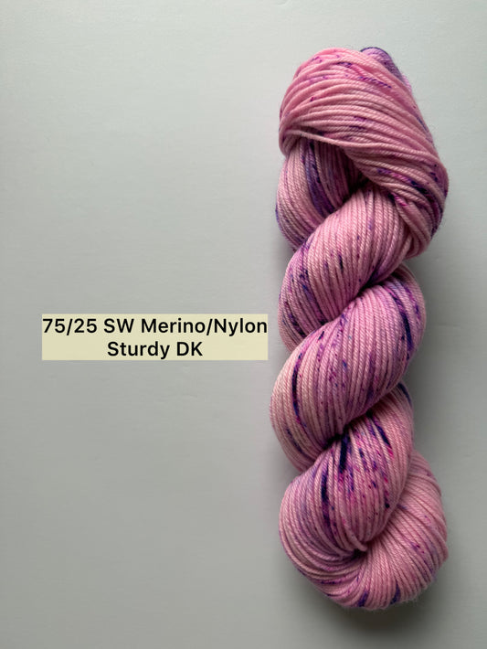 Dream Castle Disco Neon Hand Dyed Merino Wool Yarn