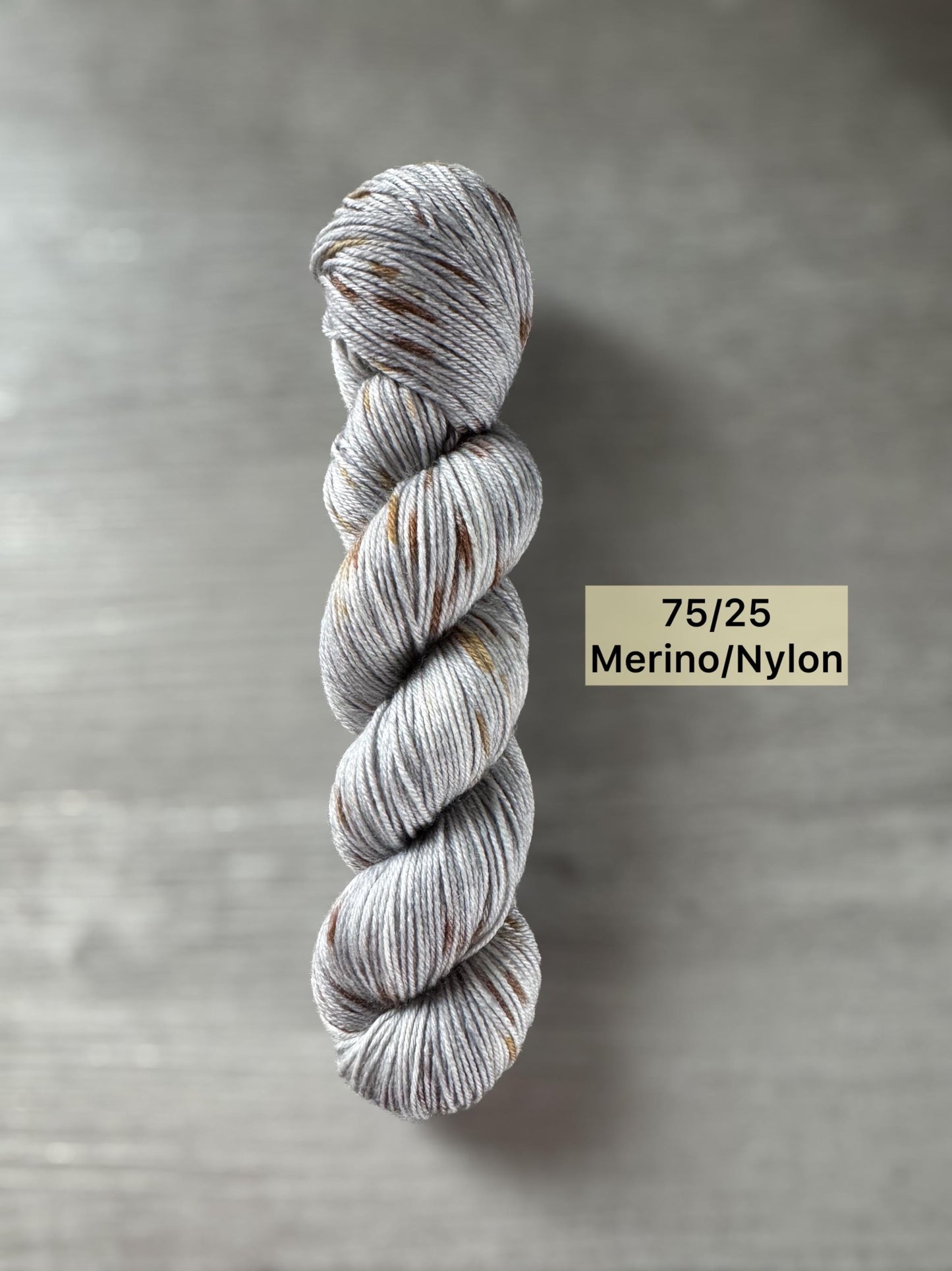 Tweed Style Artisan Dyed Merino Wool Yarn