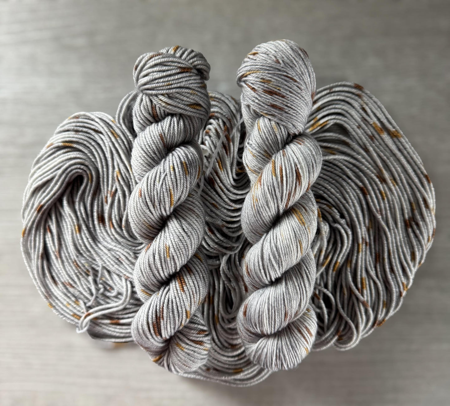 Tweed Style Artisan Dyed Merino Wool Yarn