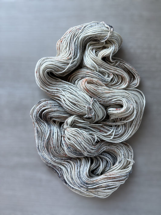 Granite Speckled Hand Dyed Merino Wool Yarn