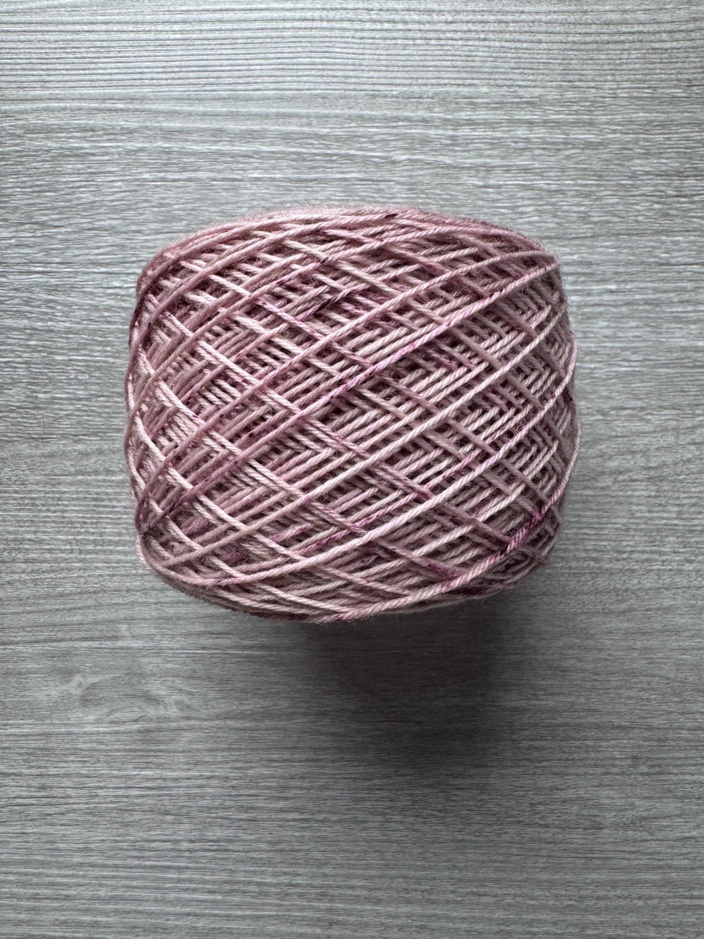 Supersized Antique Mauve Artisan Hand Dyed Merino Wool Yarn