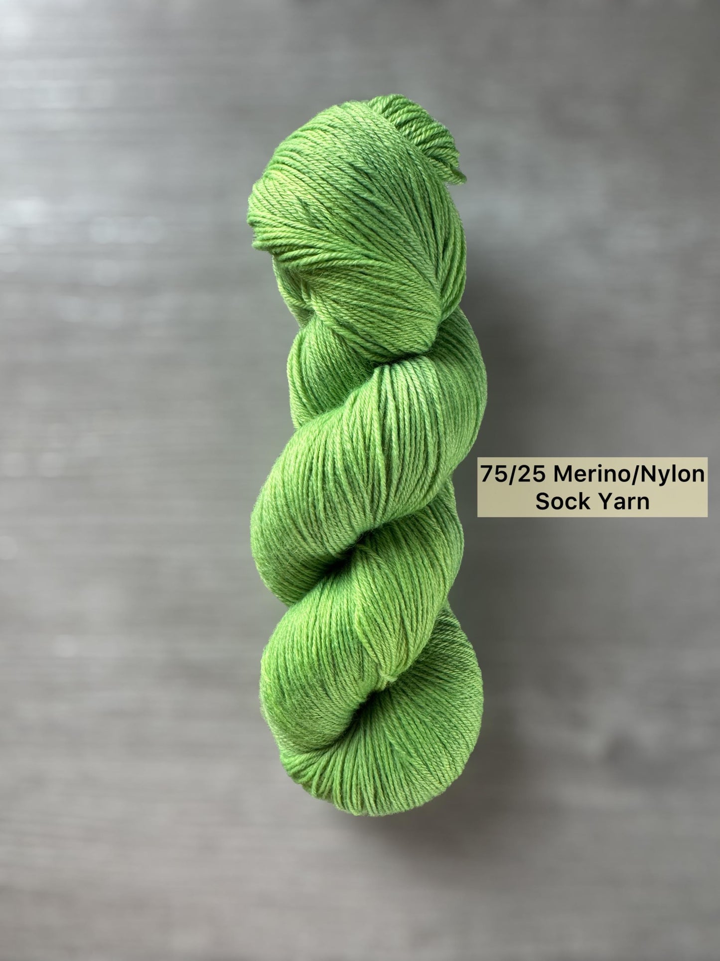 Lime Is Of The Essence Artisan Hand Dyed Merino Wool Yarn
