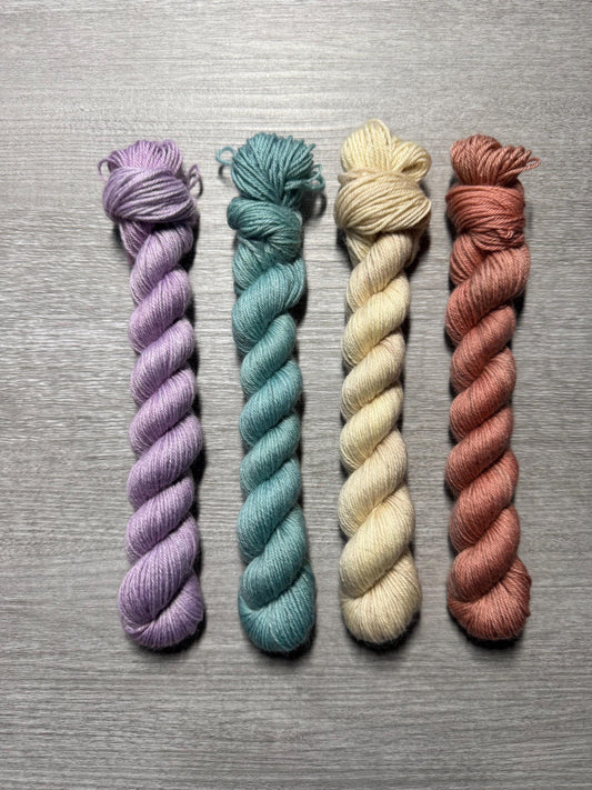 Rivendell Inspired Mini Skein Yarn Set LOTR