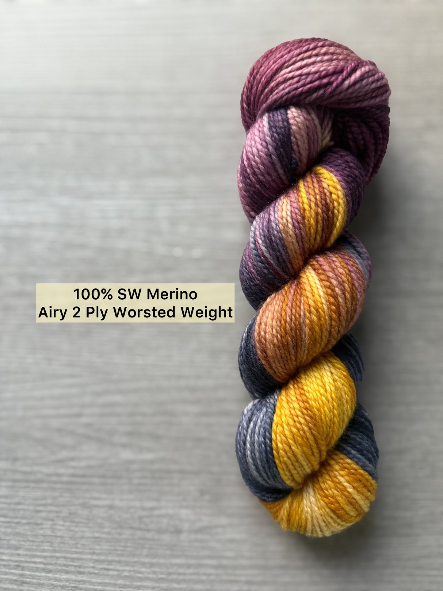 Malabar Squirrel Artisan Hand Dyed Merino Wool Yarn
