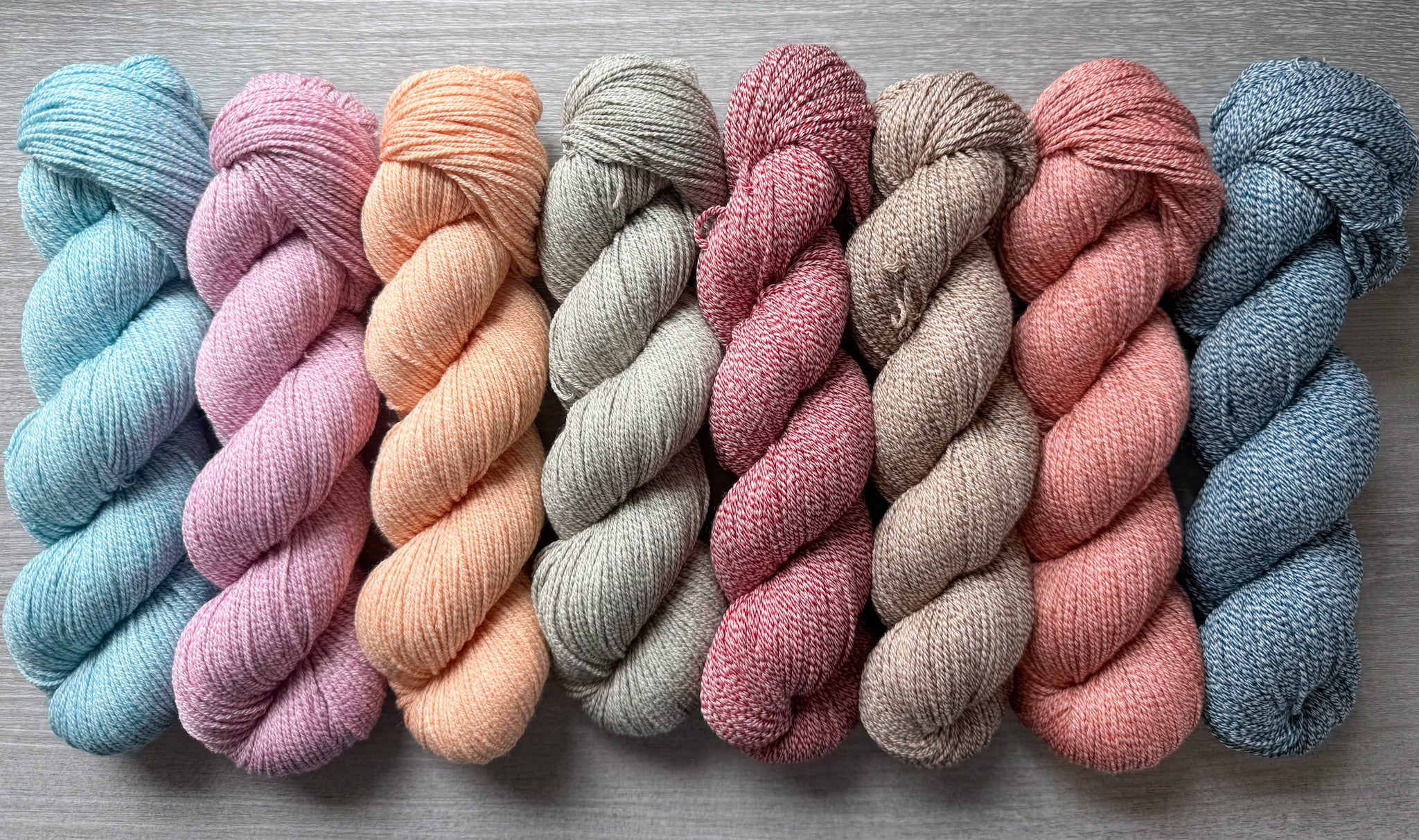 Melange Sport Weight Artisan Hand Dyed Yarn – A Heap Of Sheep Yarn