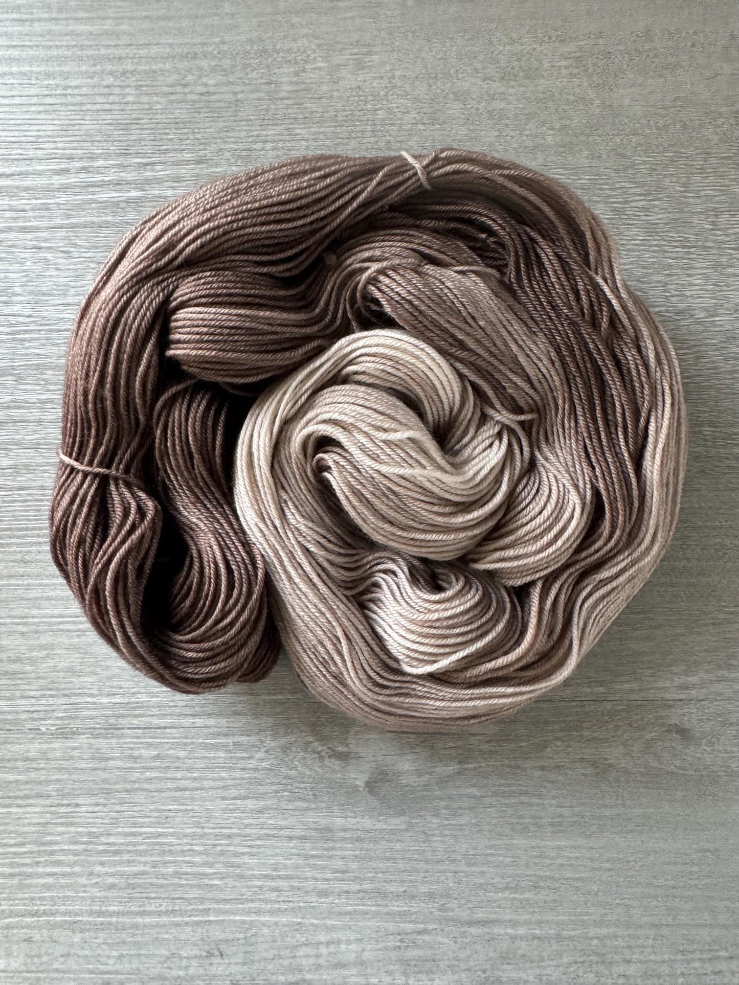 Mocaccino Artisan Ombre Hand Dyed Merino Wool Yarn