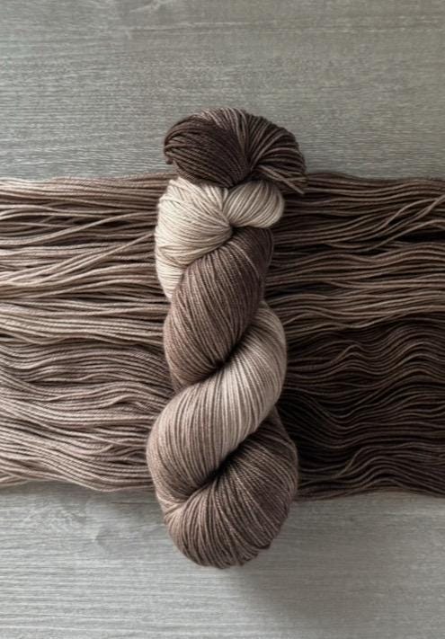 Mocaccino Artisan Ombre Hand Dyed Merino Wool Yarn