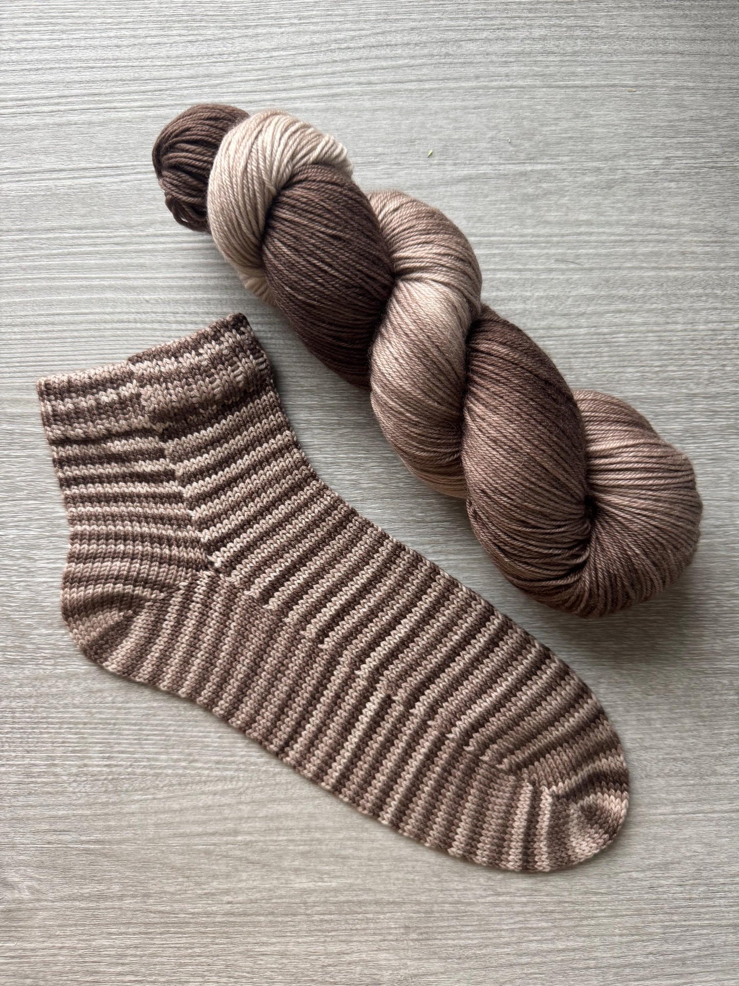 Mocaccino Artisan Ombre Hand Dyed Merino Wool Yarn