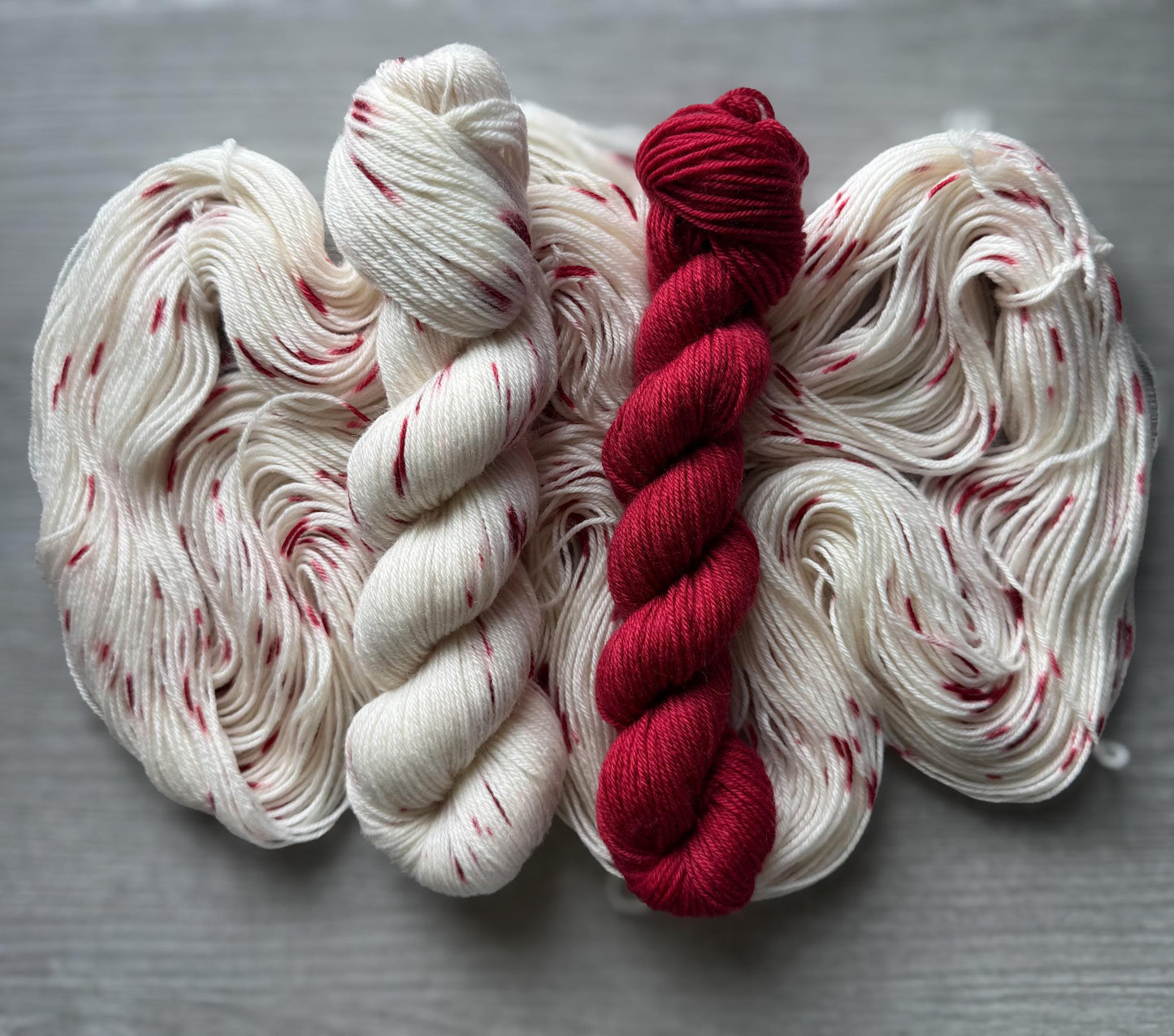 Oh Canada Mini Skein Artisan Dyed Merino Wool Yarn