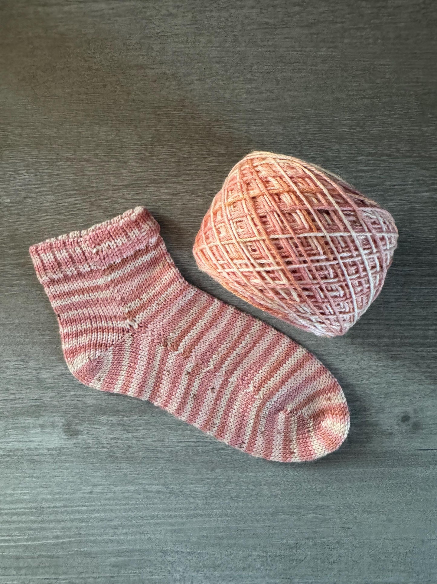 Peach Pit Artisan Hand Dyed Merino Wool Yarn