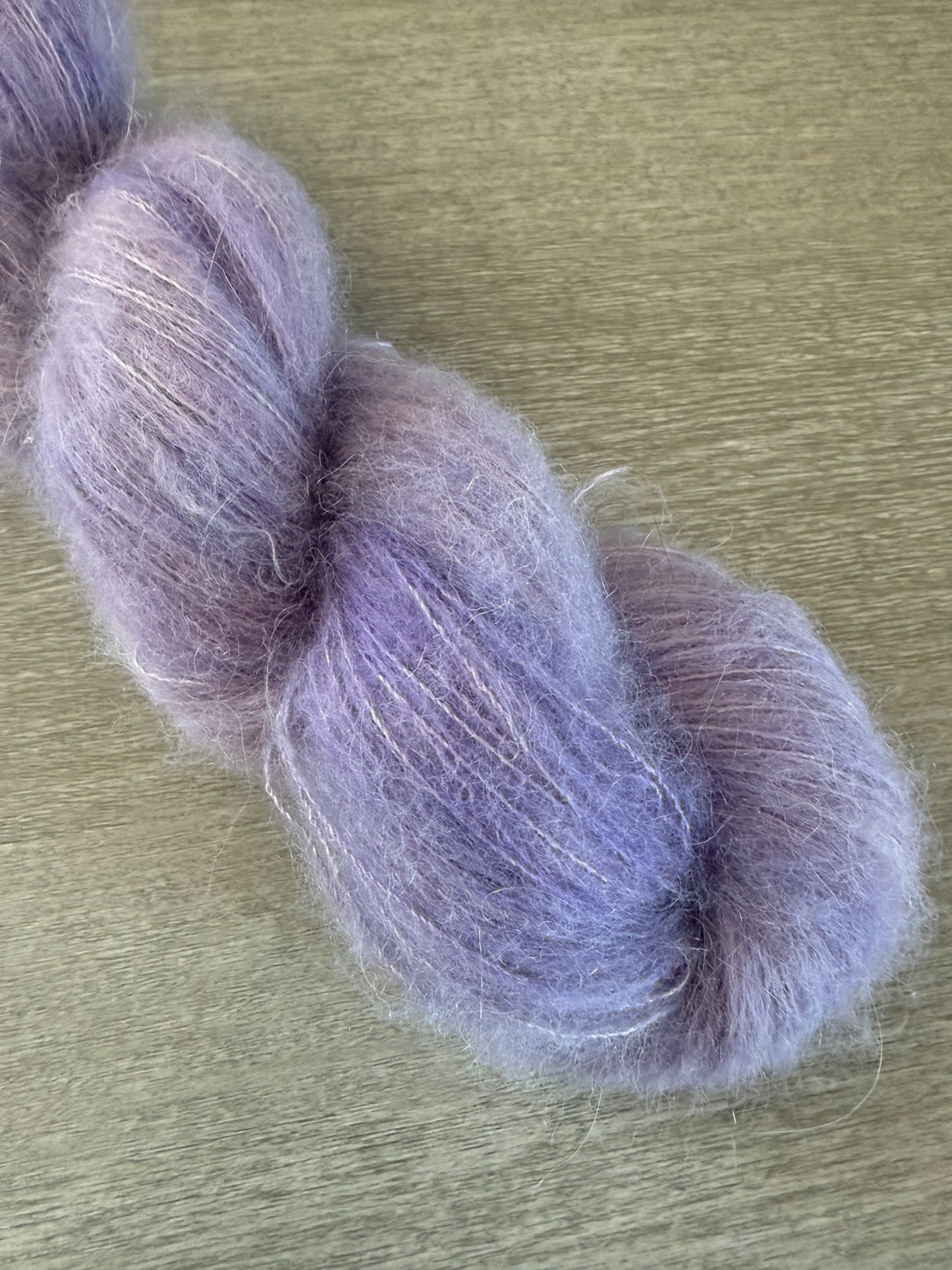 Purple Haze Suri/Silk Artisan Hand Dyed Yarn
