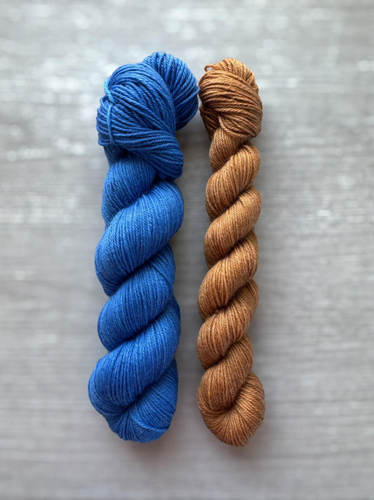 Ravenclaw House Artisan Hand Dyed Sock Yarn