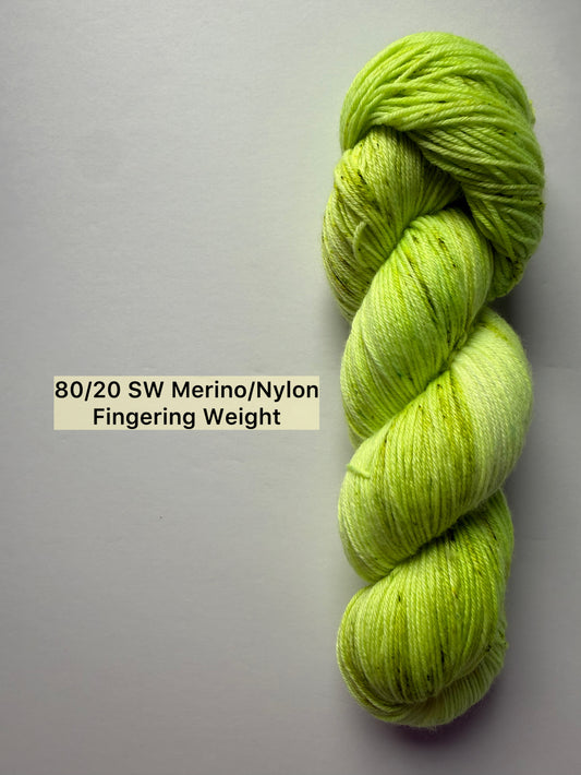 Sector 7-G Neon Hand Dyed Merino Wool Yarn