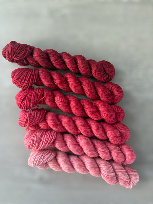 Stupid Cupid Hand Dyed Mini Heap Fade Set