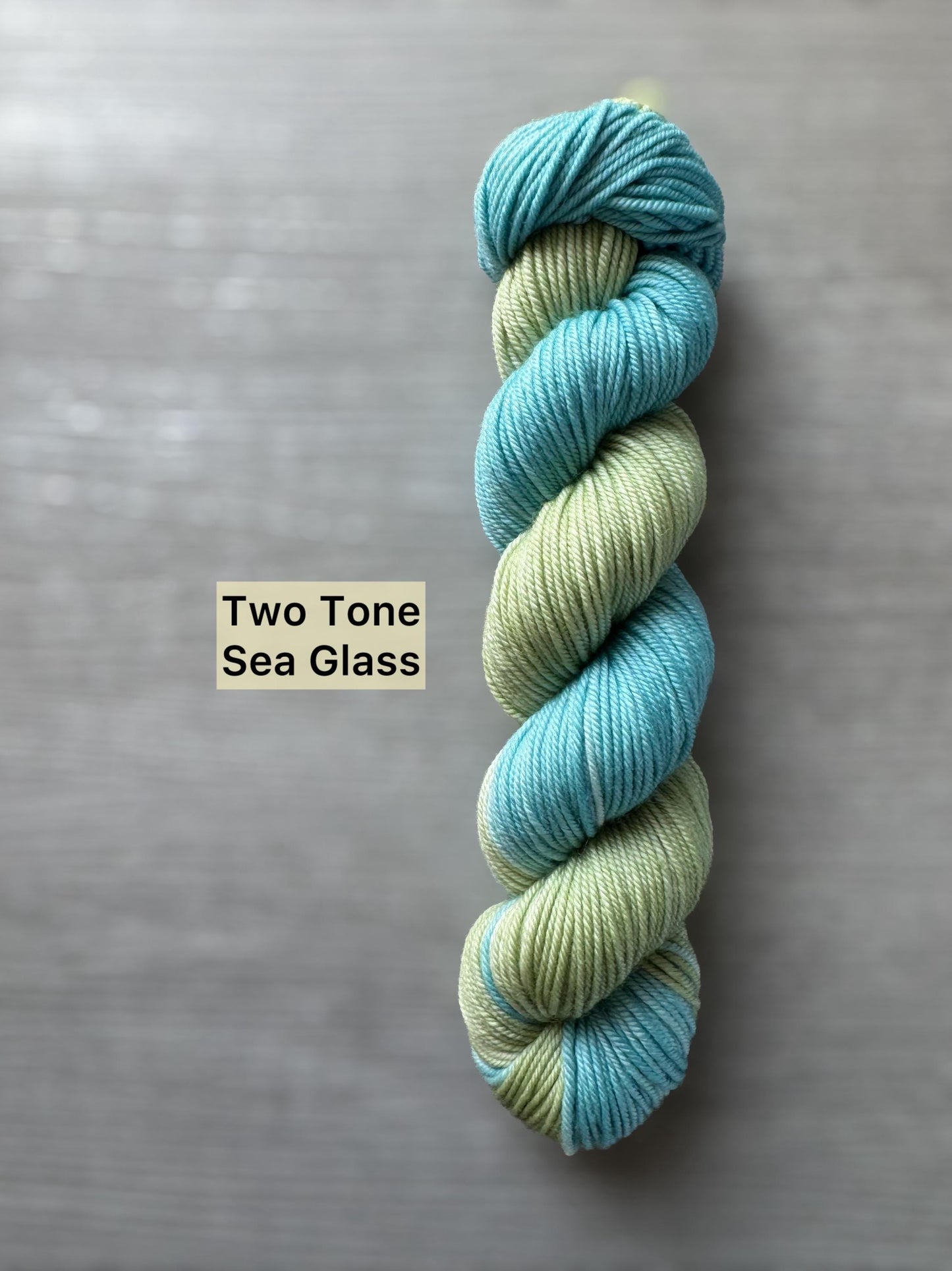 Mermaid Tears Sea Glass Artisan Dyed Merino Wool Yarn