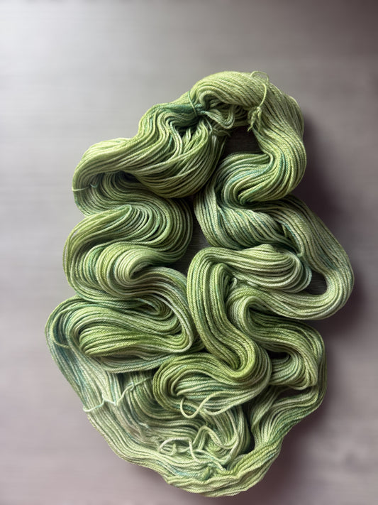 Verde Marbled Artisan Hand Dyed Merino Wool Yarn