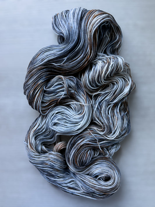 Winter Nights Artisan Hand Dyed Merino Wool Yarn