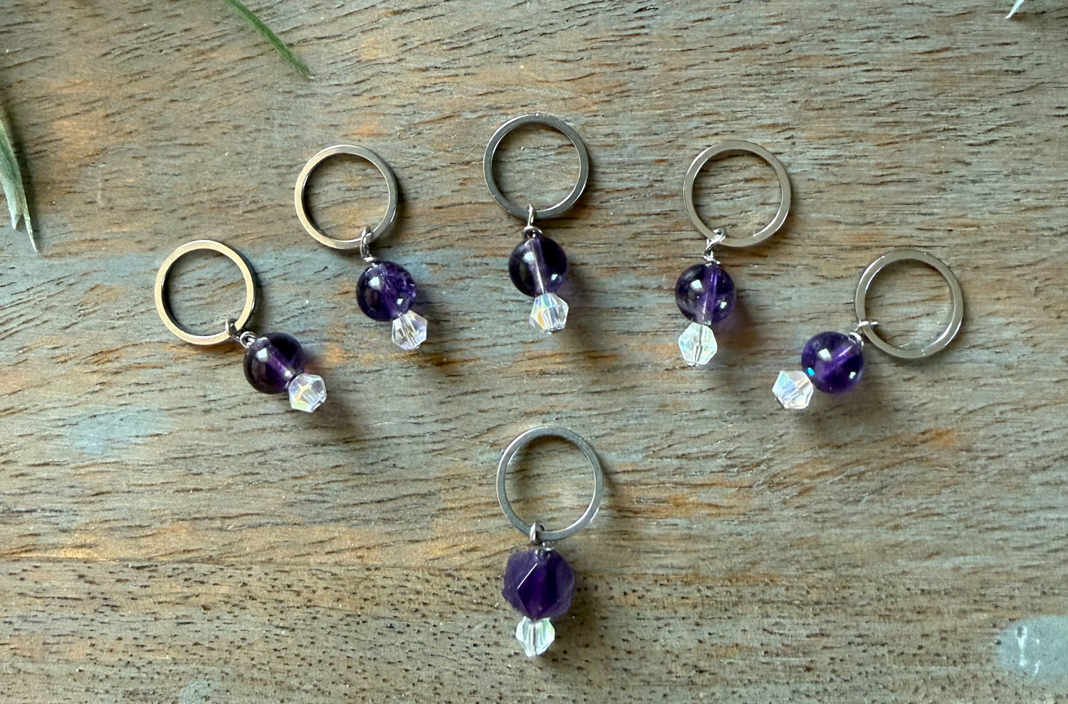 Gemstone Stitch Markers