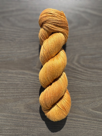 Yak and Silk Artisan Hand Dyed Light Fingering Weight Yarn