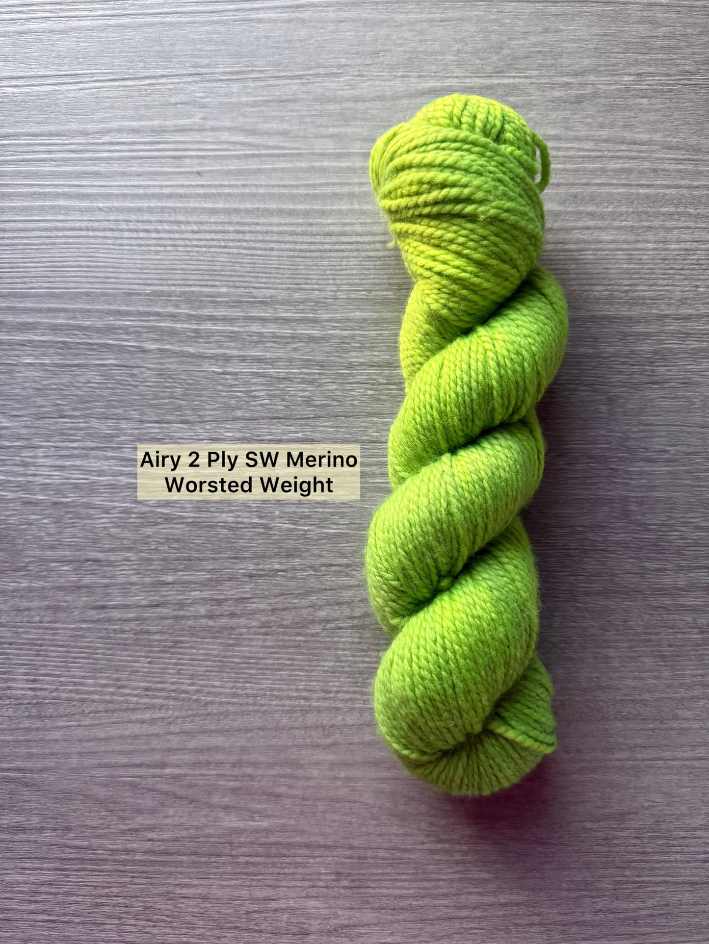 Lime Is Of The Essence Artisan Hand Dyed Merino Wool Yarn