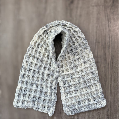 Belgian Waffle Scarf Crochet Pattern PDF