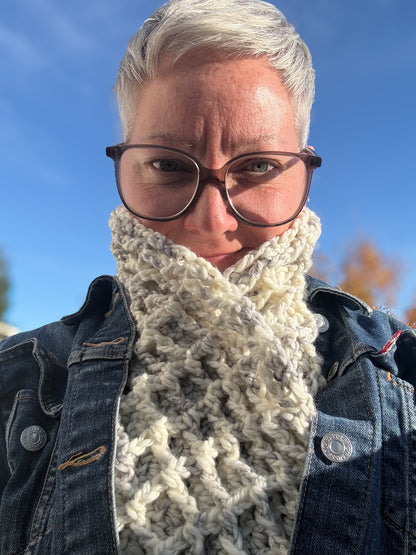 Belgian Waffle Scarf Crochet Pattern PDF