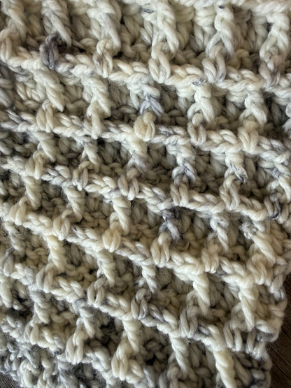 Belgian Waffle Scarf Crochet Pattern PDF