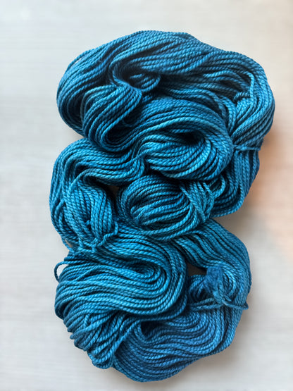 Bohemian Bluegrass Artisan Hand Dyed Merino Wool Yarn
