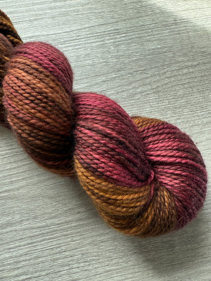 Burning The Midnight Oil Artisan Hand Dyed Merino Wool Yarn