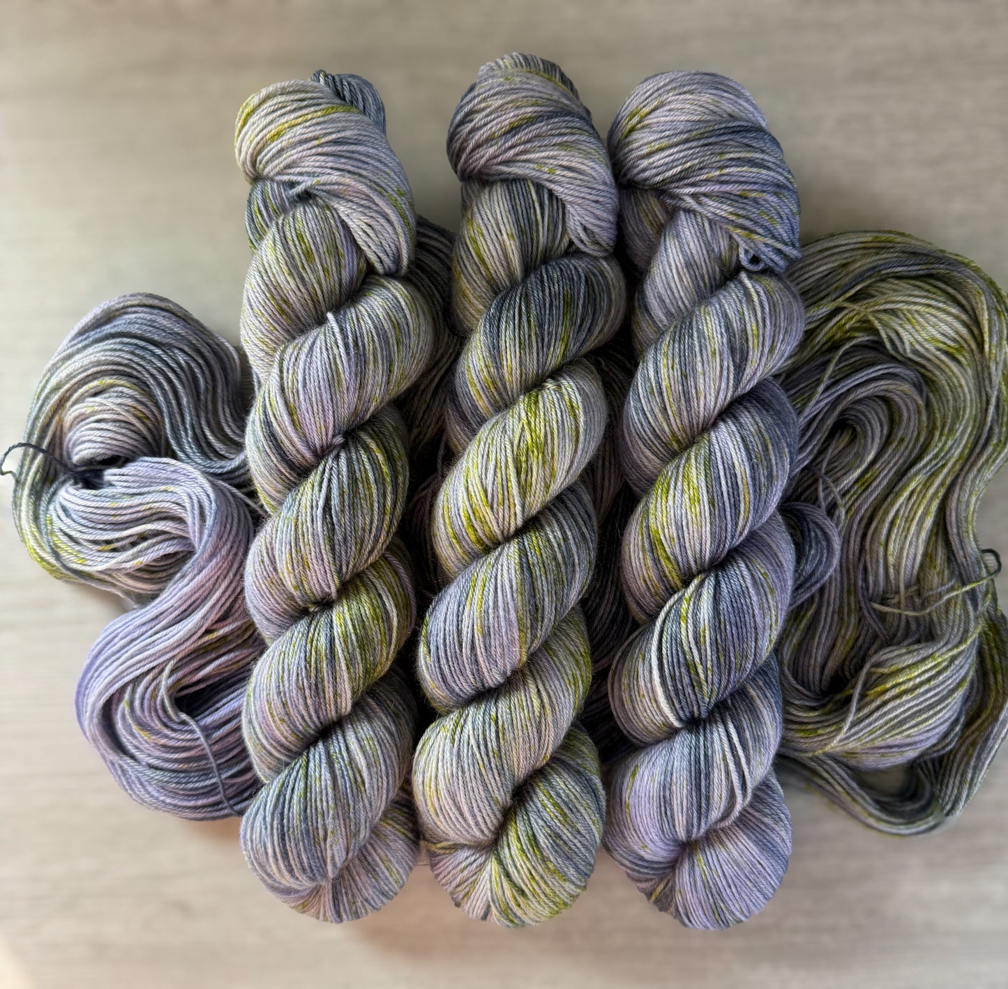 Cold As A Witch’s Kiss Artisan Dyed Merino Wool Yarn
