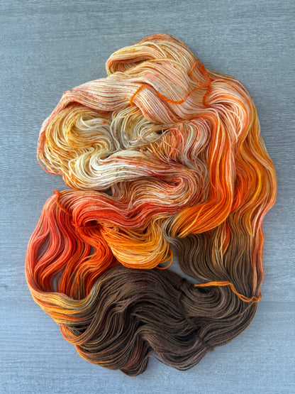 Campfire Stories Artisan Hand Dyed Yarn OOAK