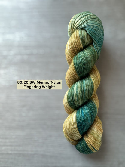 Gypsy Water Artisan Dyed Merino Wool Yarn