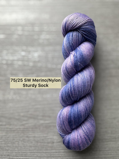 Hokey-Pokey Hydrangea Artisan Hand Dyed Merino Wool Yarn