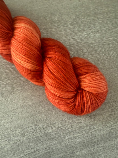Moroccan Saffron Artisan Hand Dyed Ombre Yarn OOAK