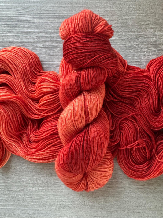 Moroccan Saffron Artisan Hand Dyed Ombre Yarn