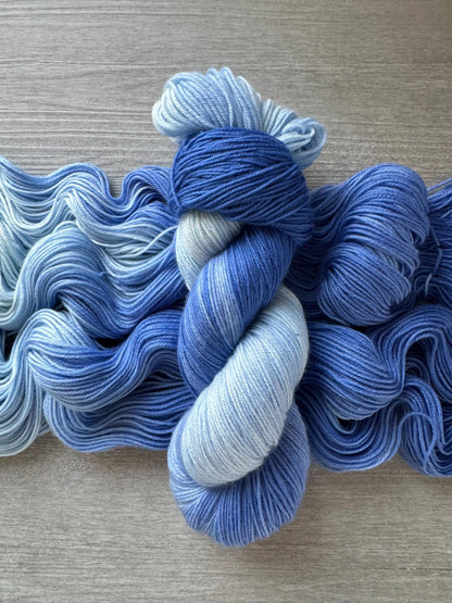 Once In A Blue Moon Wisteria Artisan Ombre Hand Dyed Yarn